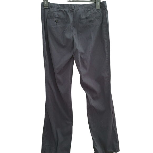 Calvin Klein Womens Corduroy Pants Blue Size 10 Cotton Blend Stretch Pockets - Picture 2 of 12